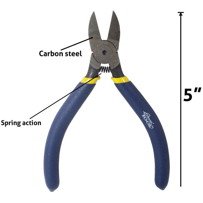 5 Inch Side Cutter Pliers (Pack of: 1) - TP-91013 - ToolUSA