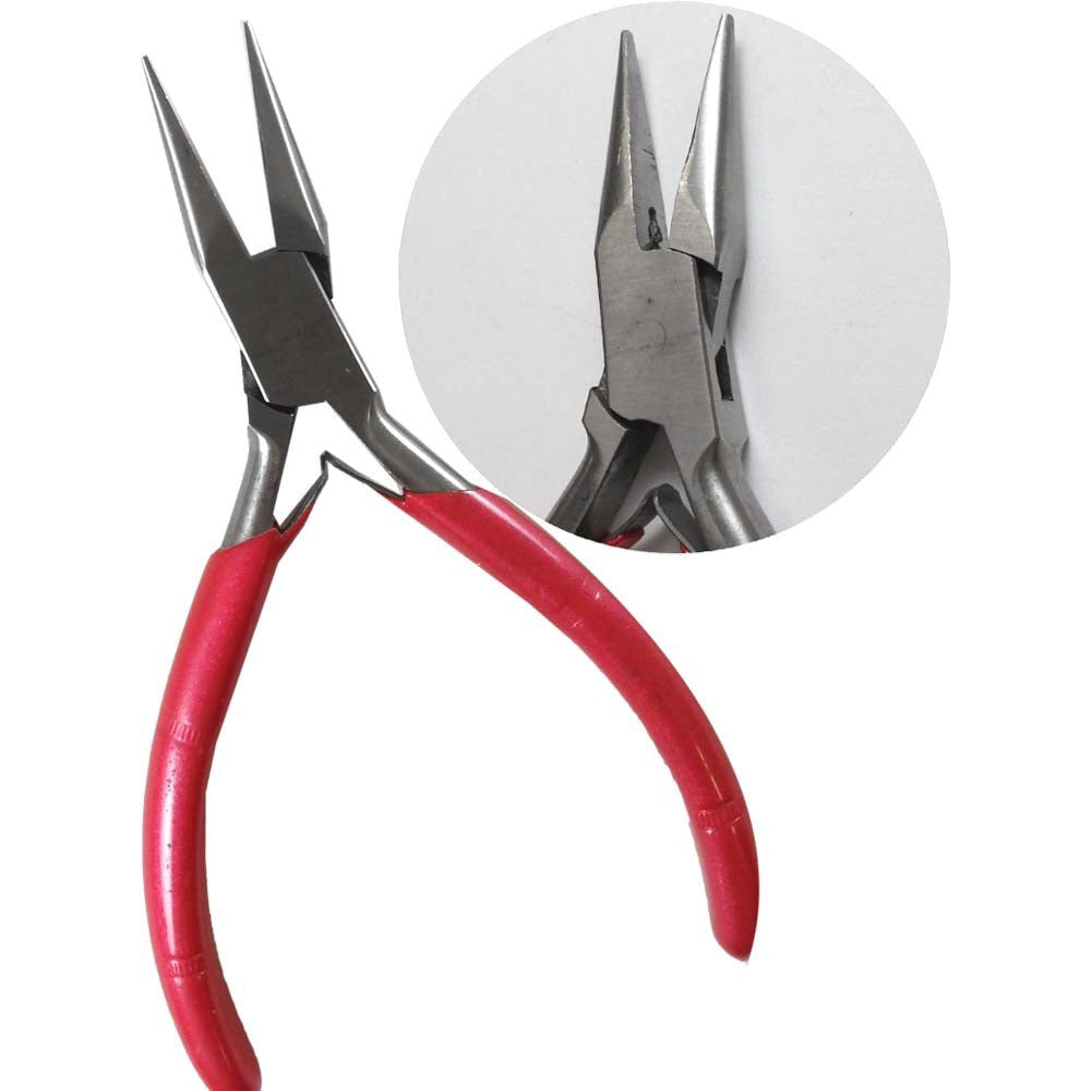 5 Inch Stainless Steel Long Nose Pliers - S8-27530 - ToolUSA