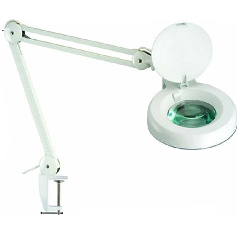 5" LENS, 3X MAGNIFYING 32" CLAMPING LAMP IN WHITE - MG-39250 - ToolUSA
