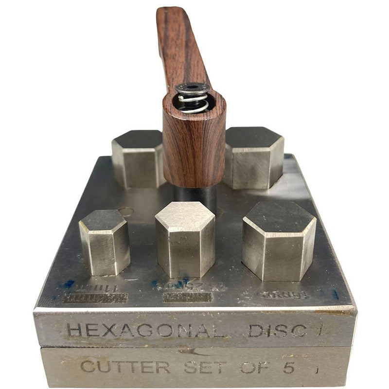 5 Pc. Premium Hexagonal Disc Cutter - TJ-30849 - ToolUSA