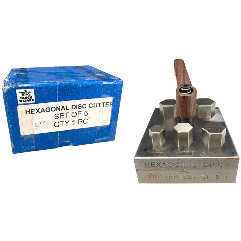 5 Pc. Premium Hexagonal Disc Cutter - TJ-30849 - ToolUSA