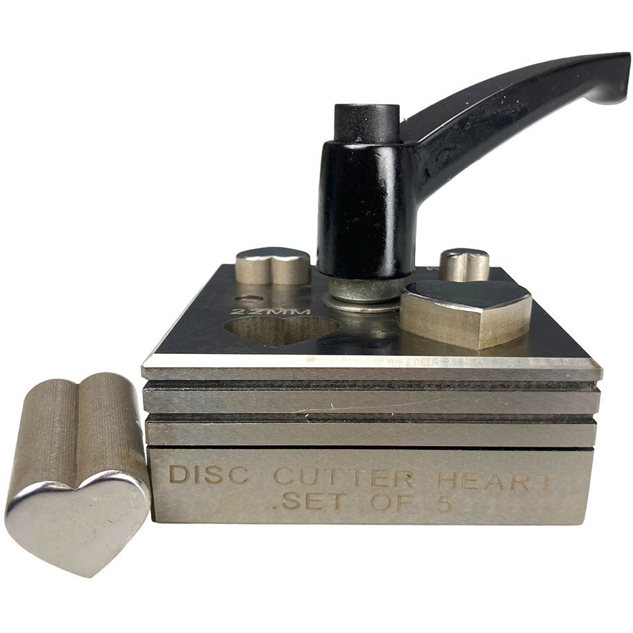 5 Piece Heart Shape Disc Cutter - TJ750H-HR-5 - ToolUSA