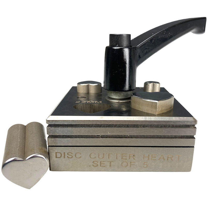 5 Piece Heart Shape Disc Cutter - TJ750H-HR-5 - ToolUSA