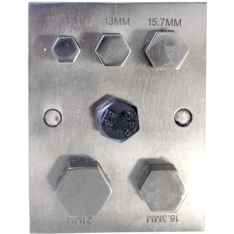 5 Piece Hex Shape Disc Cutter - TJ750H-HX-5 - ToolUSA