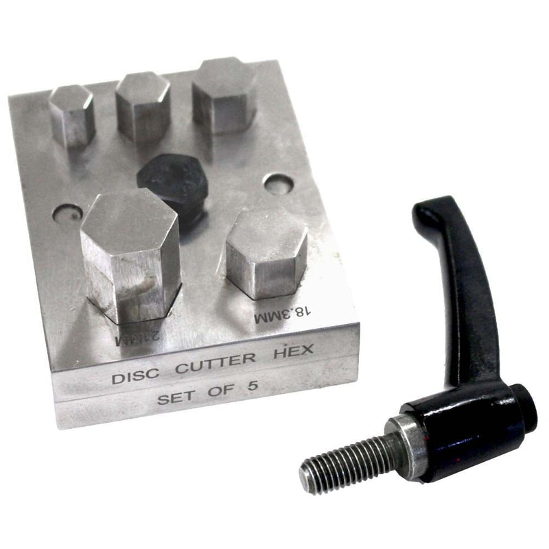 5 Piece Hex Shape Disc Cutter - TJ750H-HX-5 - ToolUSA
