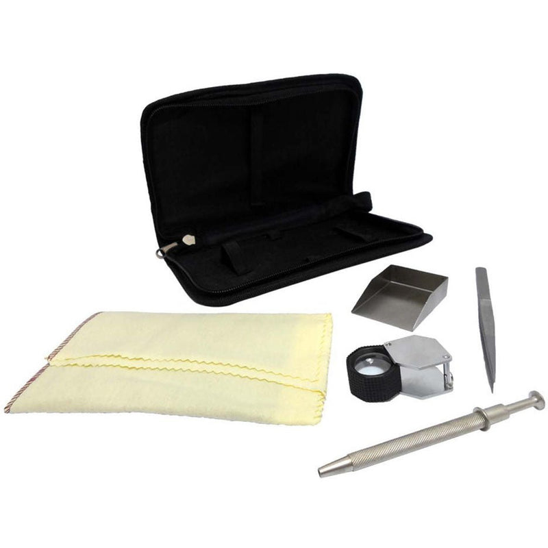5 Piece Jeweler's Inspection Tool Kit for Gemstones and Settings - TJ100-5 - ToolUSA