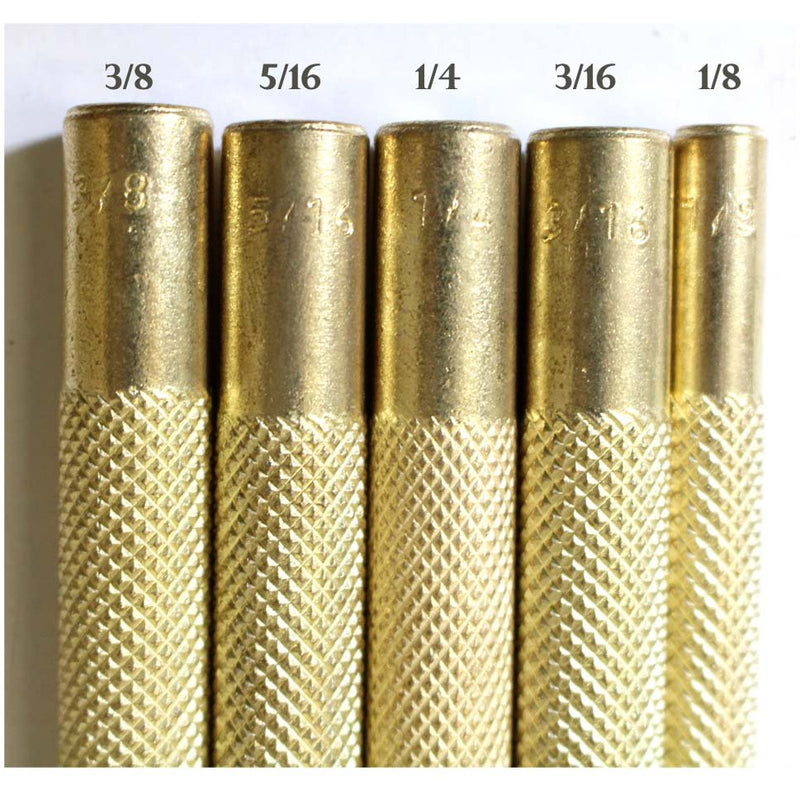 5 PIECE LONG BRASS DRIVE PIN SET - TJ01-92000 - ToolUSA