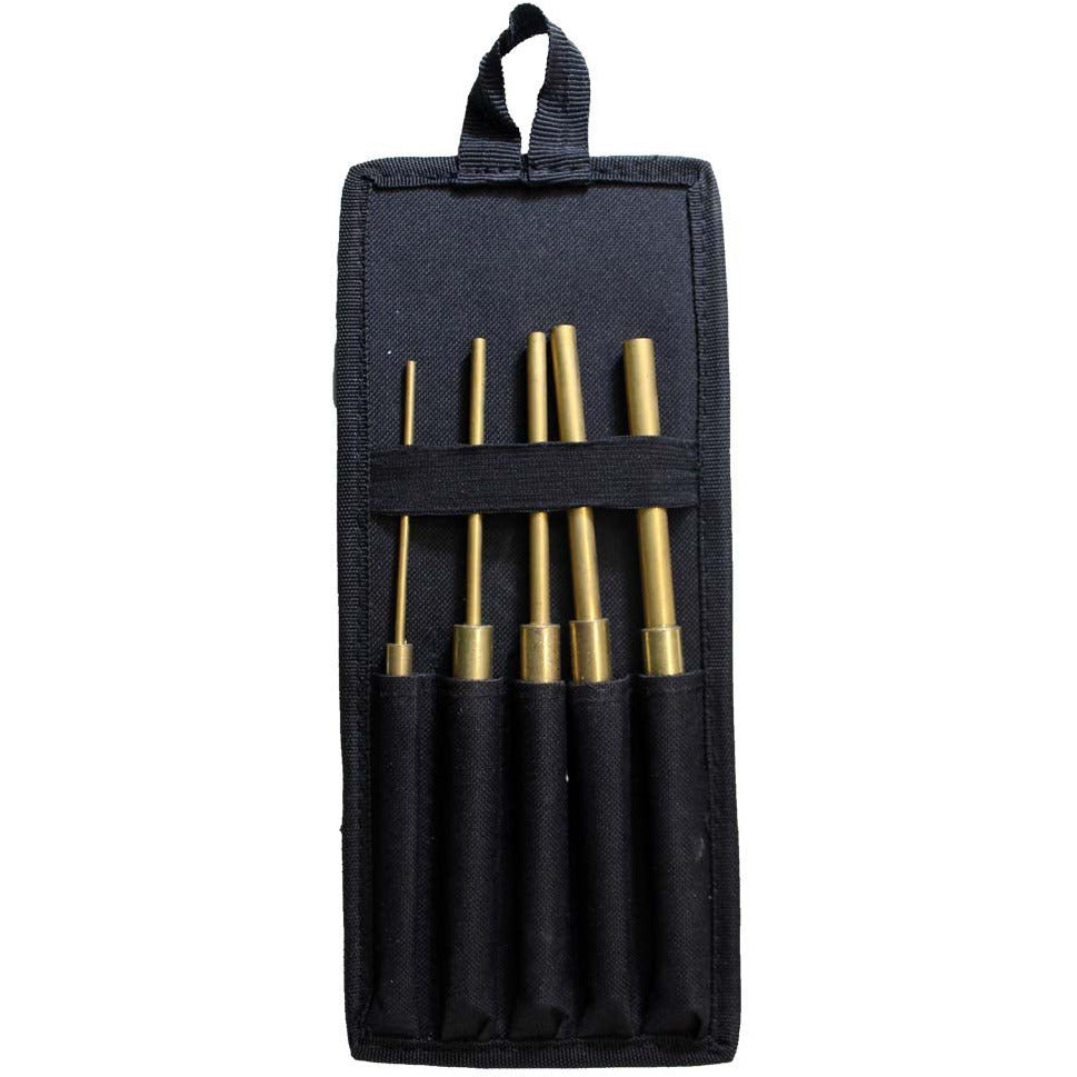 5 PIECE LONG BRASS DRIVE PIN SET - TJ01-92000 - ToolUSA