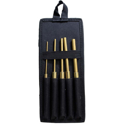 5 PIECE LONG BRASS DRIVE PIN SET - TJ01-92000 - ToolUSA