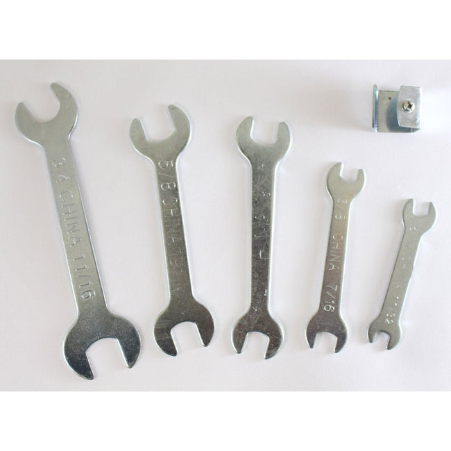 5 Piece Set Of Double Ended Open Wrenches By Grid - TP-TP2025-ST-YW - ToolUSA