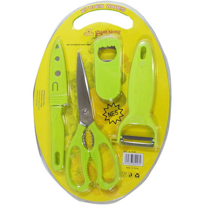 5 Piece Sunshine Lime Green Kitchen Accessories Set - PK1007-5-YX - ToolUSA