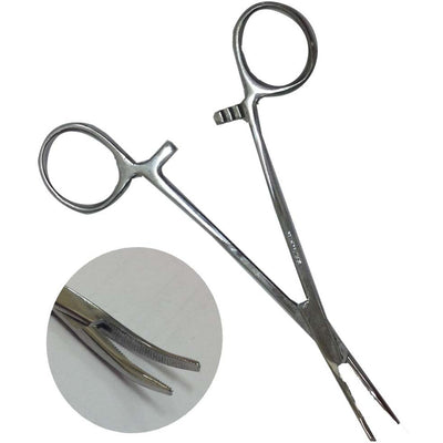 5" Stainless Steel Curved Jaw Hemostat - S3-03252 - ToolUSA