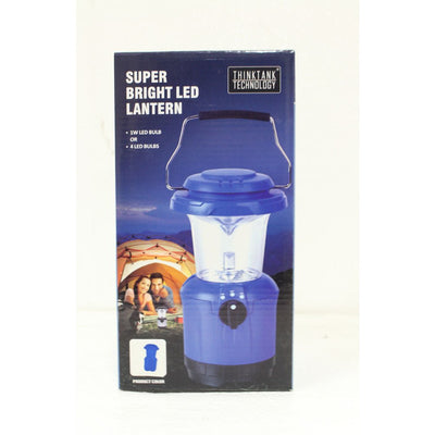 5" X 10" BATTERY POWERED LED LANTERN WITH 2 LIGHTING MODES: 1 OR 4 LEDS - FL-LAMP-YK - ToolUSA