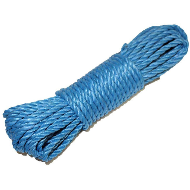 50 Feet Colored Polypropylene Rope, 1/4-Inch Thick - TA-98620 - ToolUSA