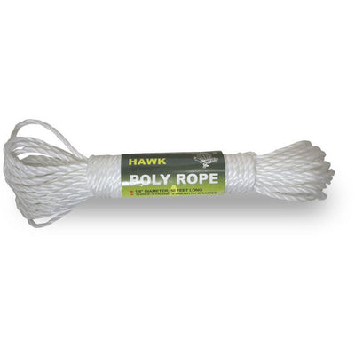50 Foot White Polypropylene Rope - TA-08612 - ToolUSA