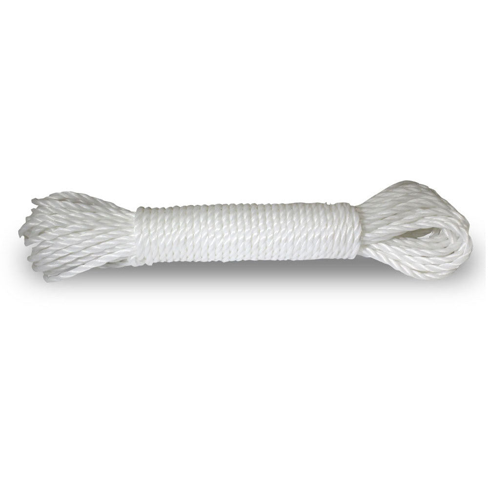 50 Foot White Polypropylene Rope - TA-08612 - ToolUSA