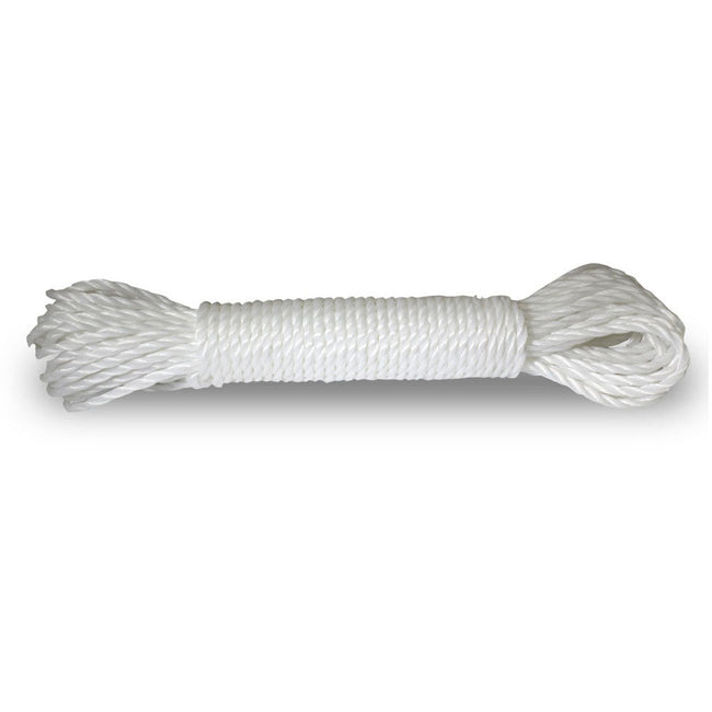 50 Foot White Polypropylene Rope - TA-08612 - ToolUSA