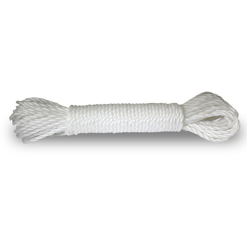 50 Foot White Polypropylene Rope - TA-08612 - ToolUSA