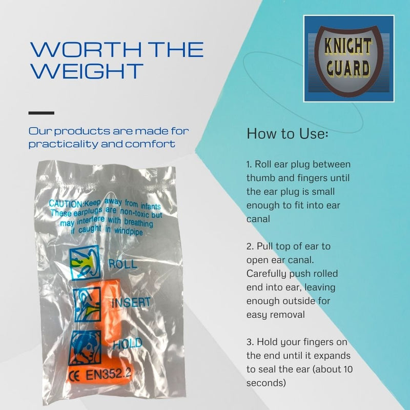 50 Pair Foam Ear Plugs - ER1-50 - ToolUSA