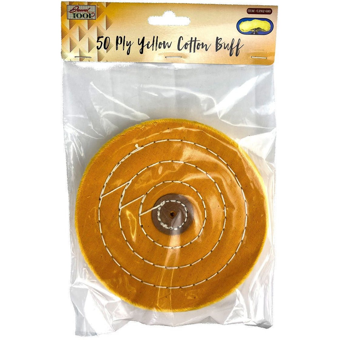 50 Ply Yellow Buffing Cloth (6") - TJ01-30260 - ToolUSA