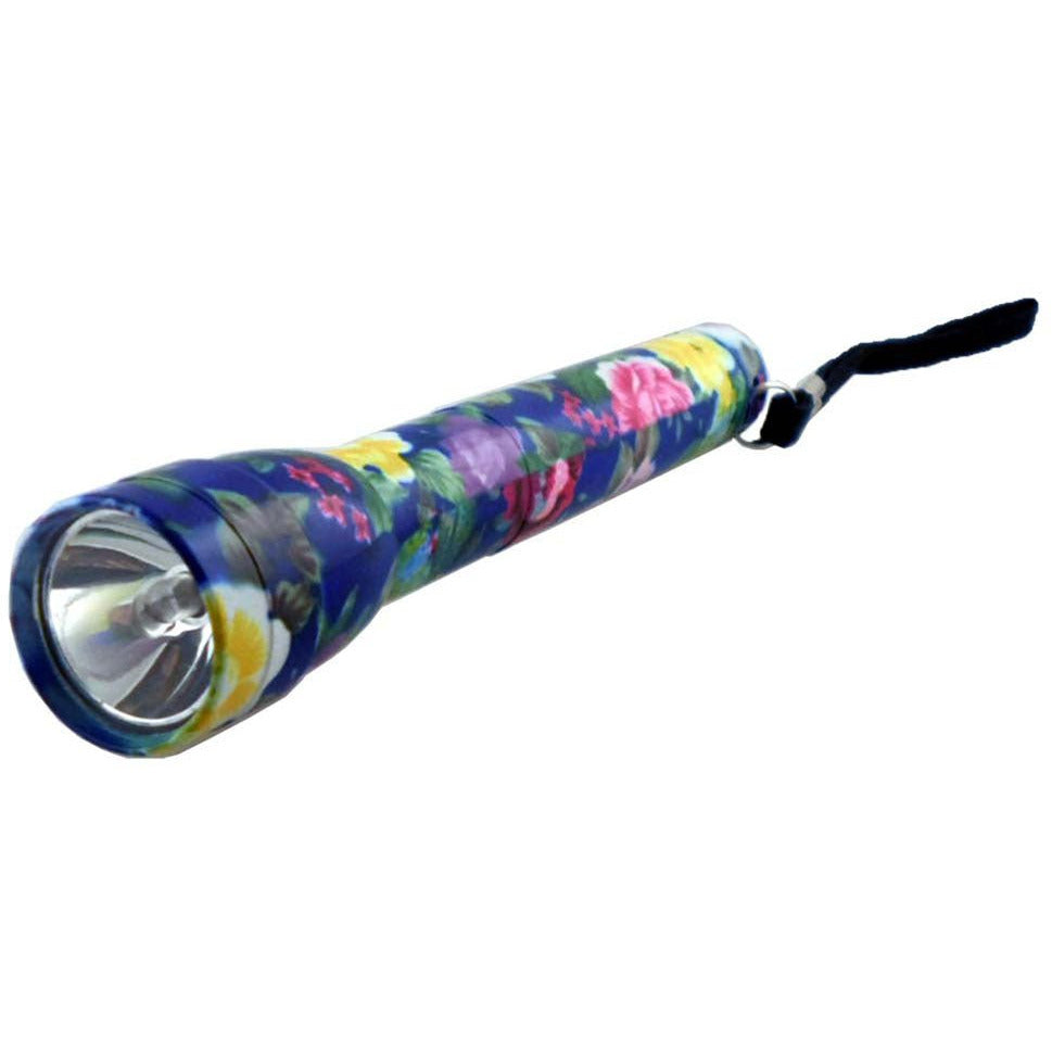 5.25 Inch Floral Pattern Flashlight - FL-10892 - ToolUSA