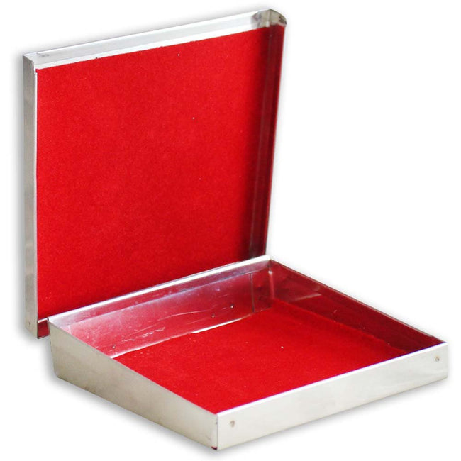 5.25" x 5.5" Stainless Steel Box With Felt Lining For Disc, CD, Or DVD Protection - UD-28057 - ToolUSA
