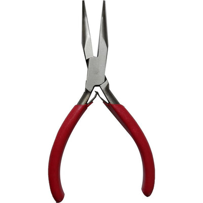 5.5 Inch Stainless Steel Bent Nose Pliers - S89-18932 - ToolUSA