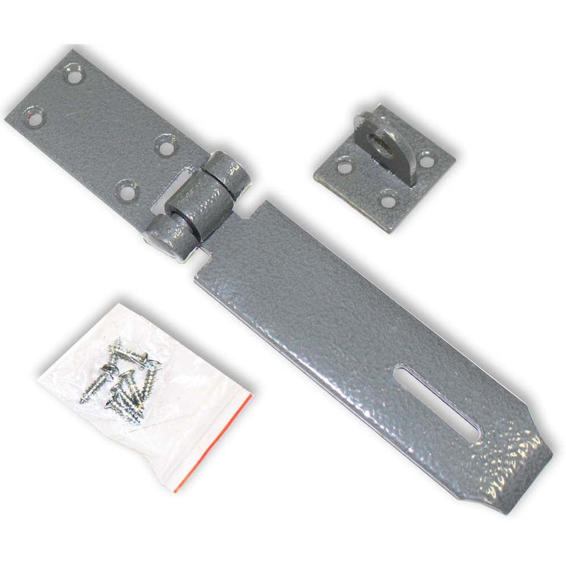 5.5 Inch Steel Heavy Duty Hasp & Staple with Screws For Installation (Pack of: 1) - TH084 - ToolUSA
