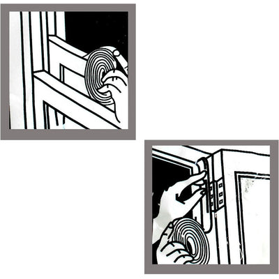 5.5yd x 3/8"(9mm Self-Adhesive Weather Strip (Pack of: 2) - H-71016-Z02 - ToolUSA