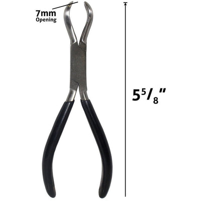 5.75 Inch Half Round Curved Pliers - S89-08968 - ToolUSA