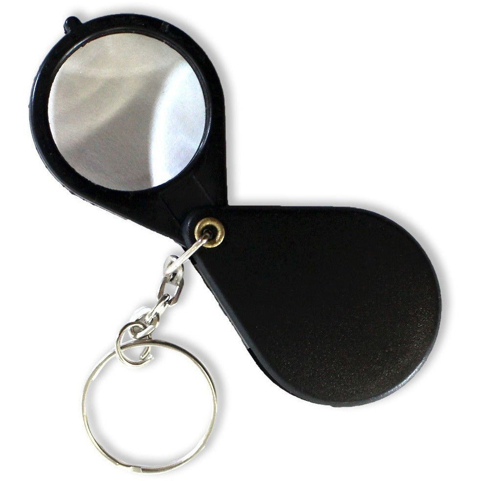 5x Pocket Magnifier with Key Ring (Pack of: 2) - MG-30700-Z02 - ToolUSA