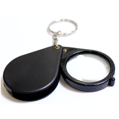 5x Pocket Magnifier with Key Ring (Pack of: 2) - MG-30700-Z02 - ToolUSA