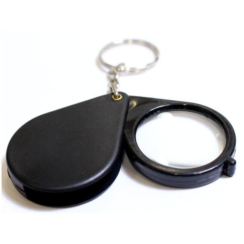 5x Pocket Magnifier with Key Ring (Pack of: 2) - MG-30700-Z02 - ToolUSA