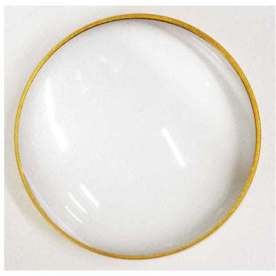 5X Power Dome Style Golden Glass Magnifier - MG-99603 - ToolUSA