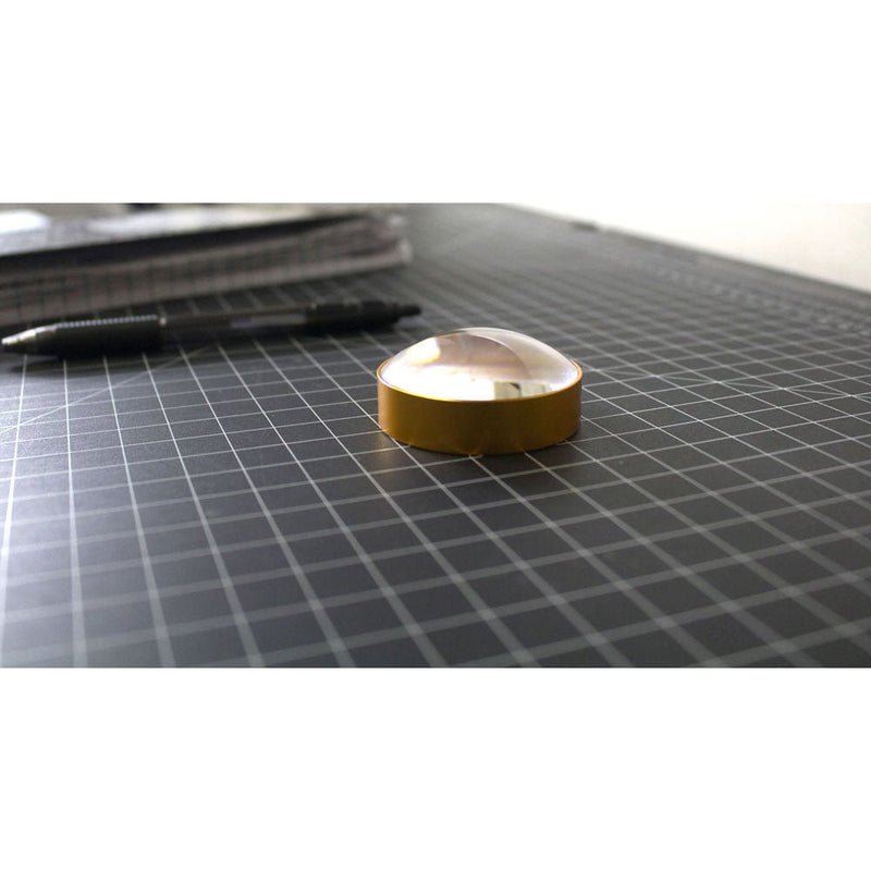 5X Power Dome Style Golden Glass Magnifier - MG-99603 - ToolUSA