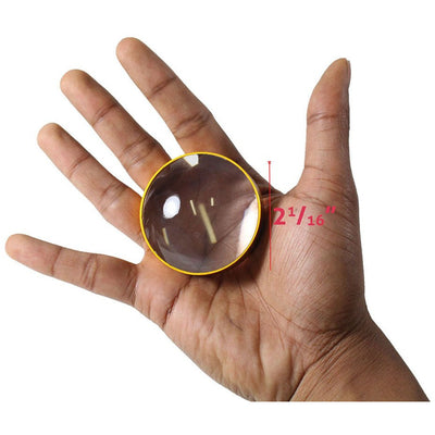 5X Power Dome Style Golden Glass Magnifier - MG-99603 - ToolUSA