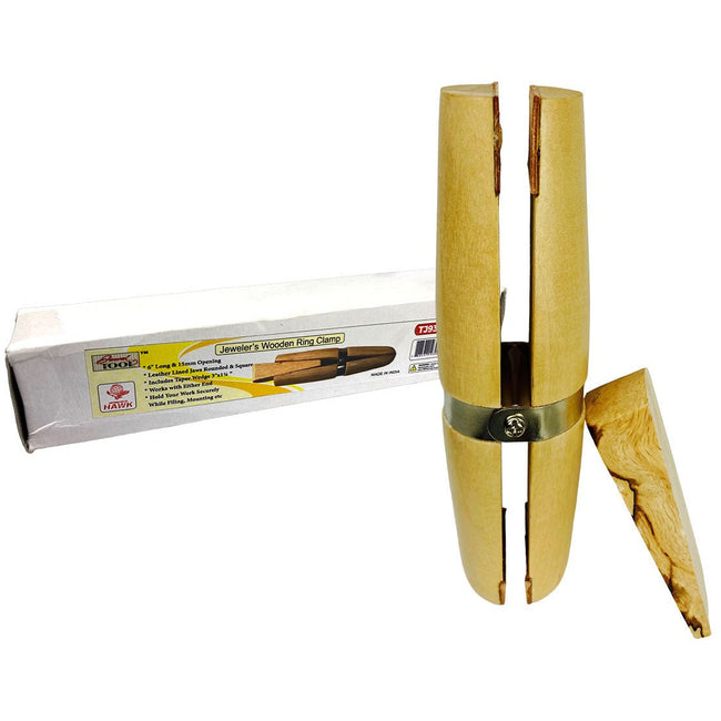 6" Handheld Wooden Ring Clamp - TJ01-19300 - ToolUSA