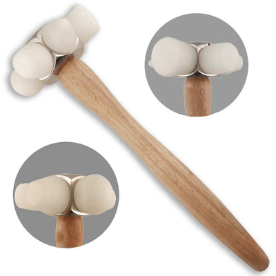 6-in-1 9 Inch Multi-Head Hammer with Different Shapes & Wooden Handle - PH-90606 - ToolUSA