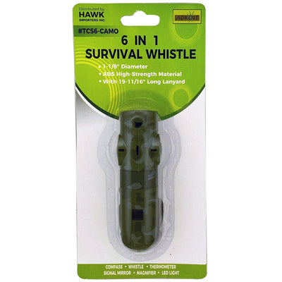 6 in 1 Surival Whistle - TC-50515 - ToolUSA