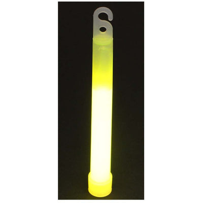 6 Inch Bright Glowing Light Stick With Hanging Hook And Neck String (Pack of: 2) - FL706Y-30-HI-Z02 - ToolUSA