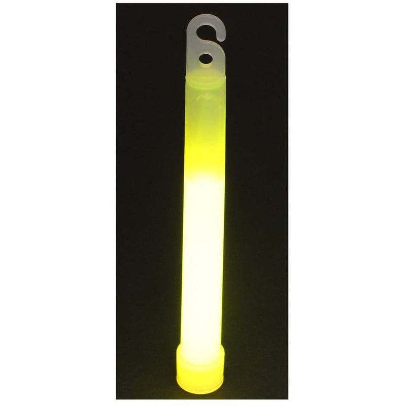 6 Inch Bright Glowing Light Stick With Hanging Hook And Neck String (Pack of: 2) - FL706Y-30-HI-Z02 - ToolUSA