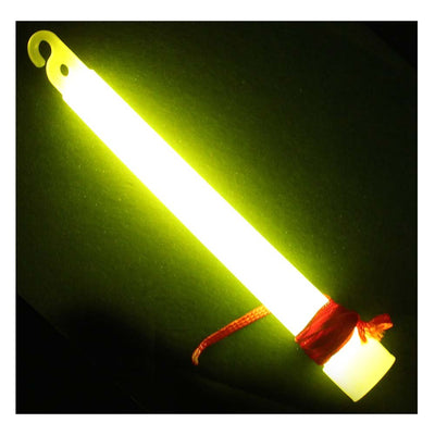 6 Inch Bright Glowing Light Stick With Hanging Hook And Neck String (Pack of: 2) - FL706Y-30-HI-Z02 - ToolUSA
