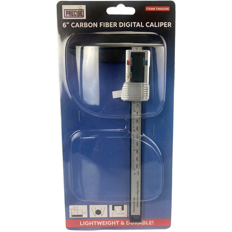 6 Inch Carbon Fiber Digital Caliper - ToolUSA