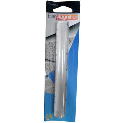 6-Inch Magnifier Ruler - 2x Magnification - MG-14682 - ToolUSA