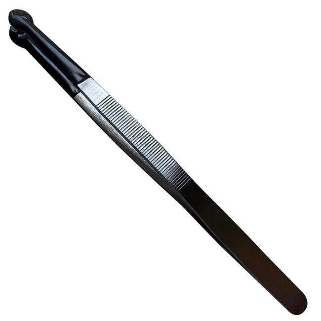 6 Inch Rounded Coat Tip Beading Tweezers (Pack of: 2) - S1-88585-Z02 - ToolUSA