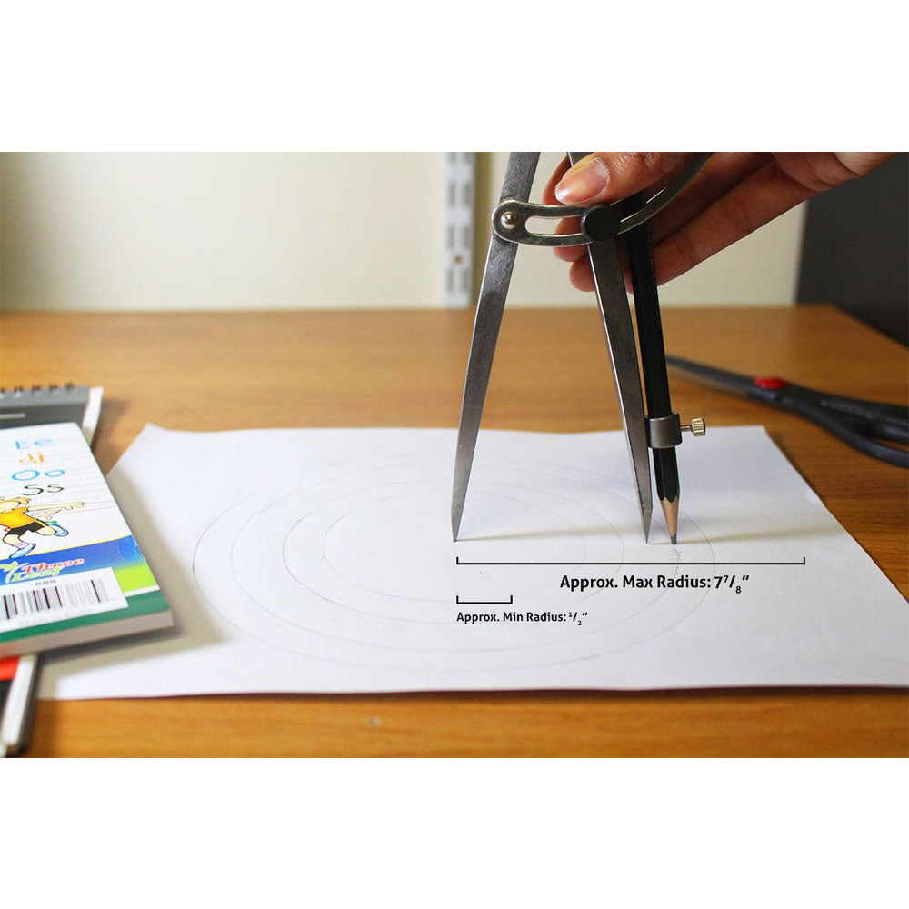 6" Locking Drawing Protractor - TZ-14909 - ToolUSA