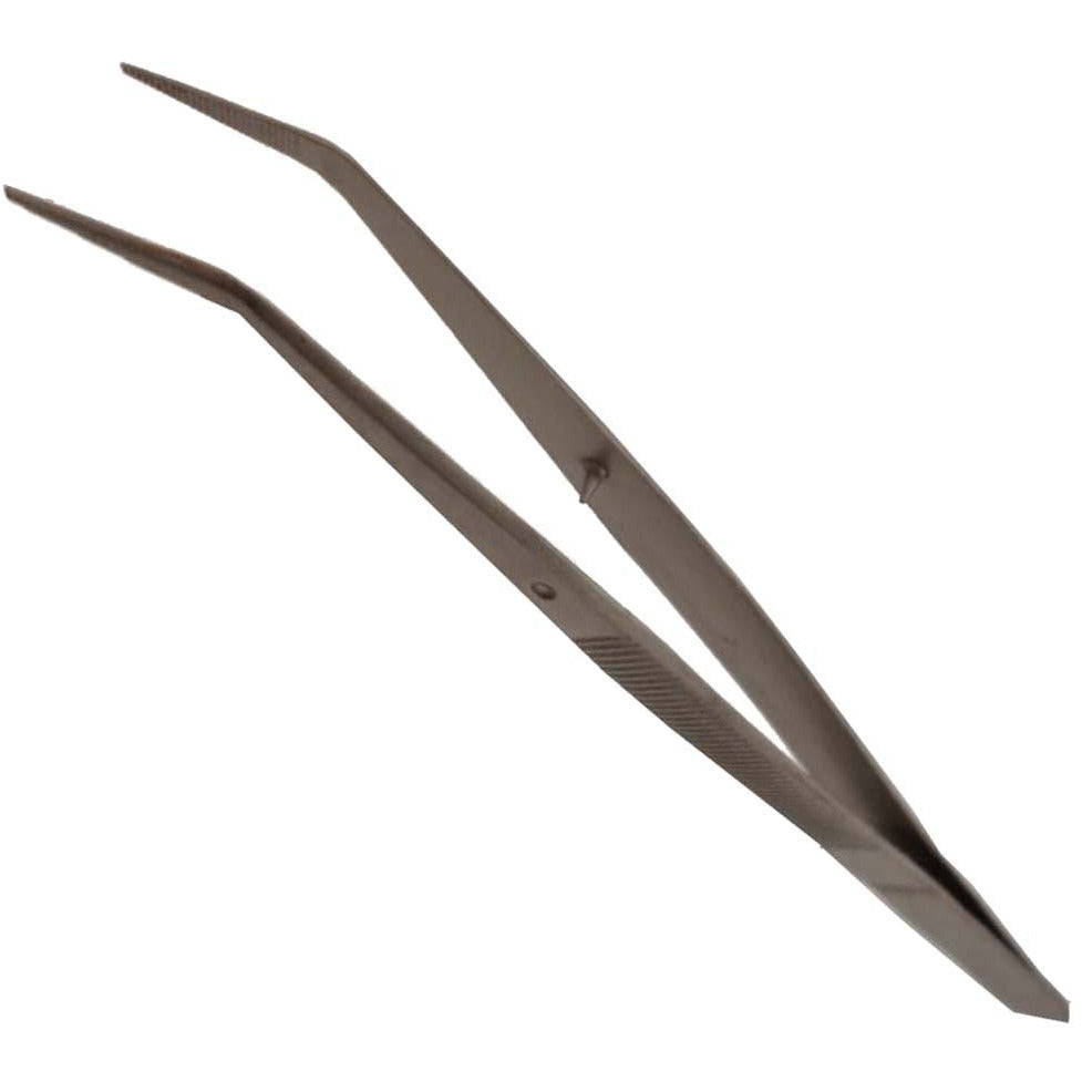 6" Long Filament Tweezers with A Non-Twisting Control Pin Between The Jaws (Pack of: 2) - S1-08572-Z02 - ToolUSA