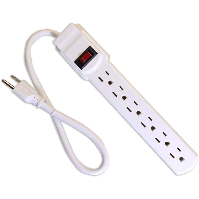 6 Outlet UL Approved Power Strip with Circuit Breaker - TE-TE2036 - ToolUSA