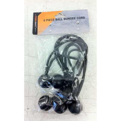 6 Pc. Bungee Ball Cords - 5" Size - TA8500-YH - ToolUSA