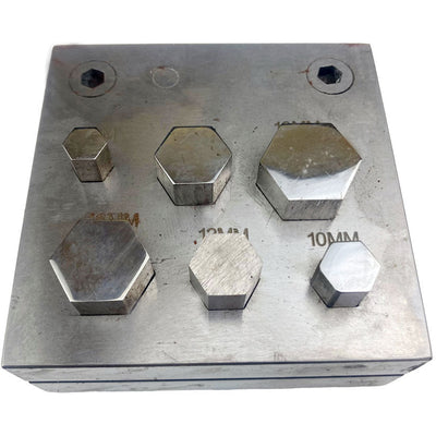 6 Pc. Hexagonal Disc Cutter - TJ-30843 - ToolUSA